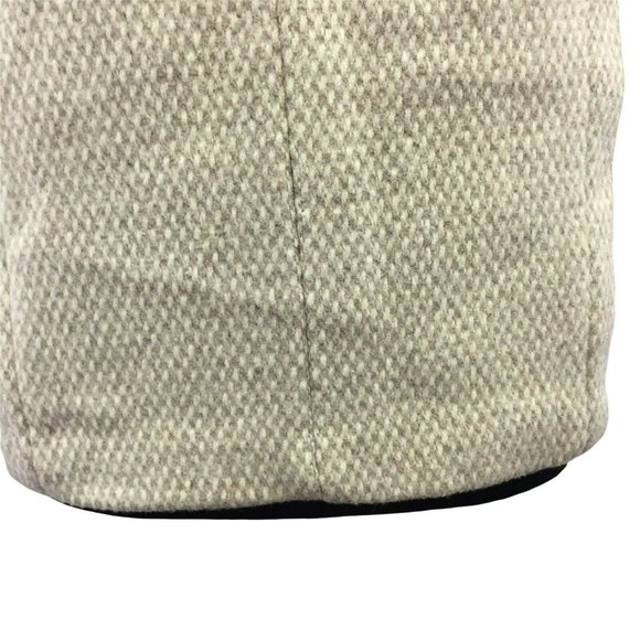 VTG Herman Kay Coat Jacket Womens Med Petite Tan Wool Blend 3 Button 2 Pockets - Picture 10 of 12